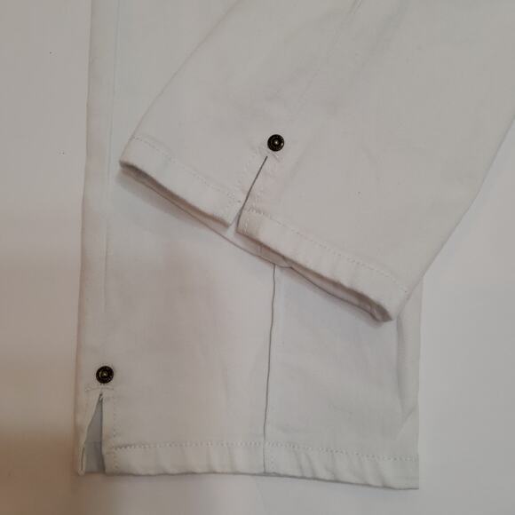 NWT. JOHN MARK SKINNY JEAN, SLIP ON SIZE XS, WHITE - Picture 3 of 12